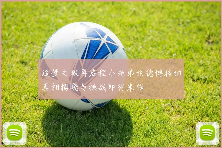 追梦之旅再启程小老弟伦德博格的真相揭晓与挑战即将来临